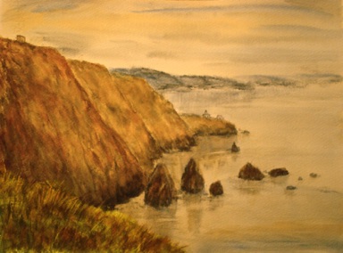 Marin Headlands 2
11" x 15"
watercolor
©2011
$300*